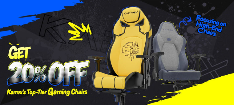 🎯 Elevate Your Setup: Get 20% OFF Karnox Premium Gaming Chairs!