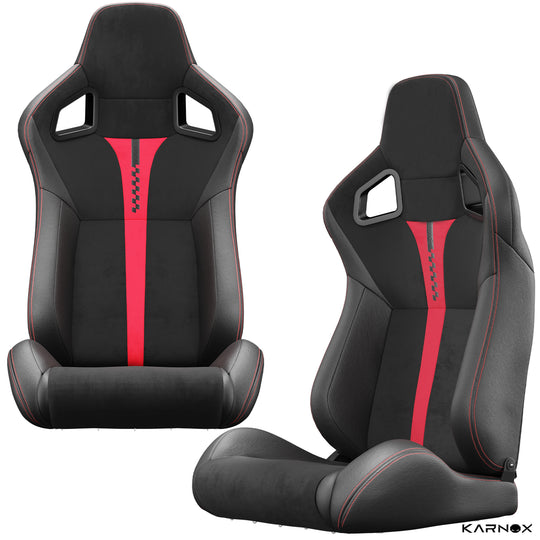 Racing Seat - black/red